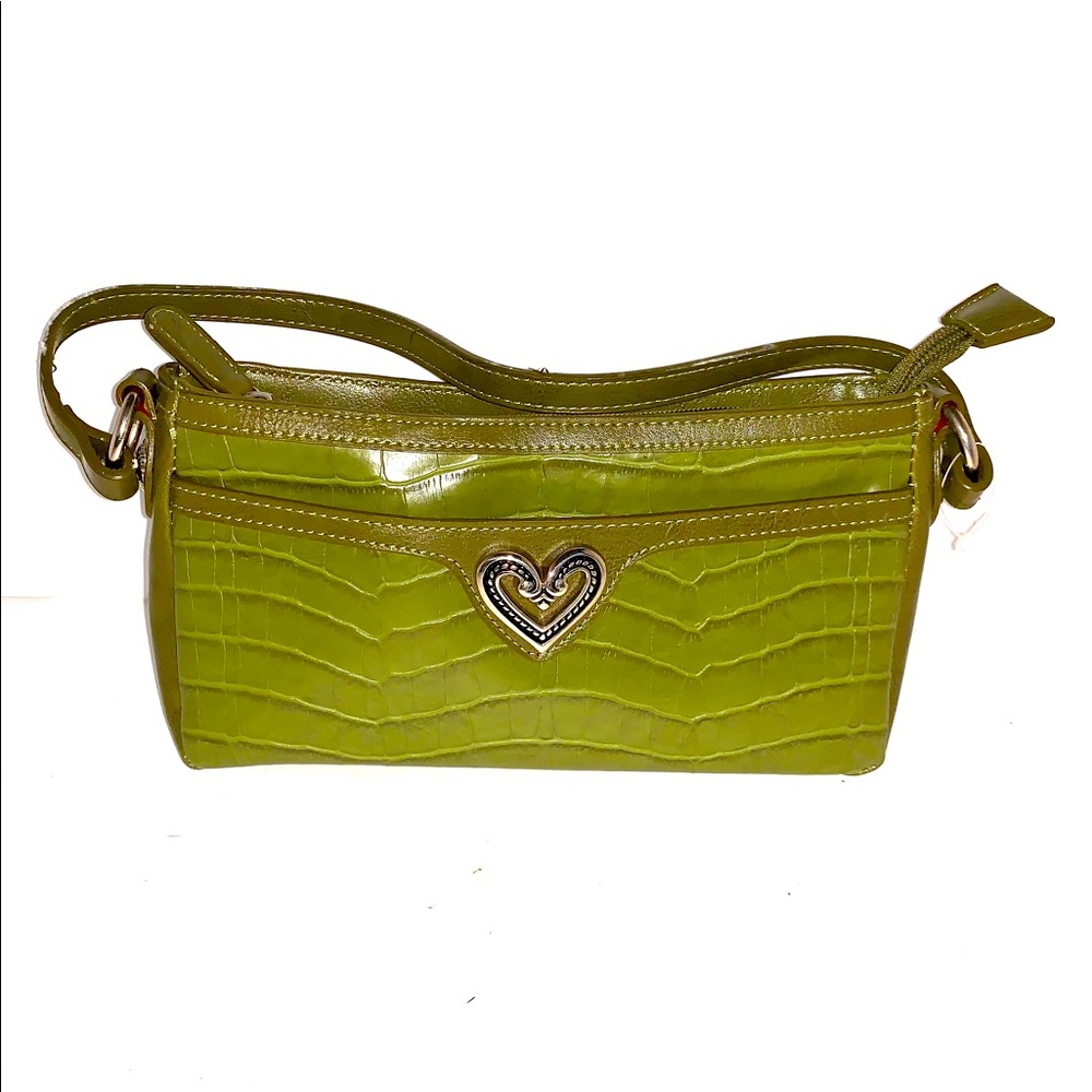 Green Crocodile Shoulder Bag